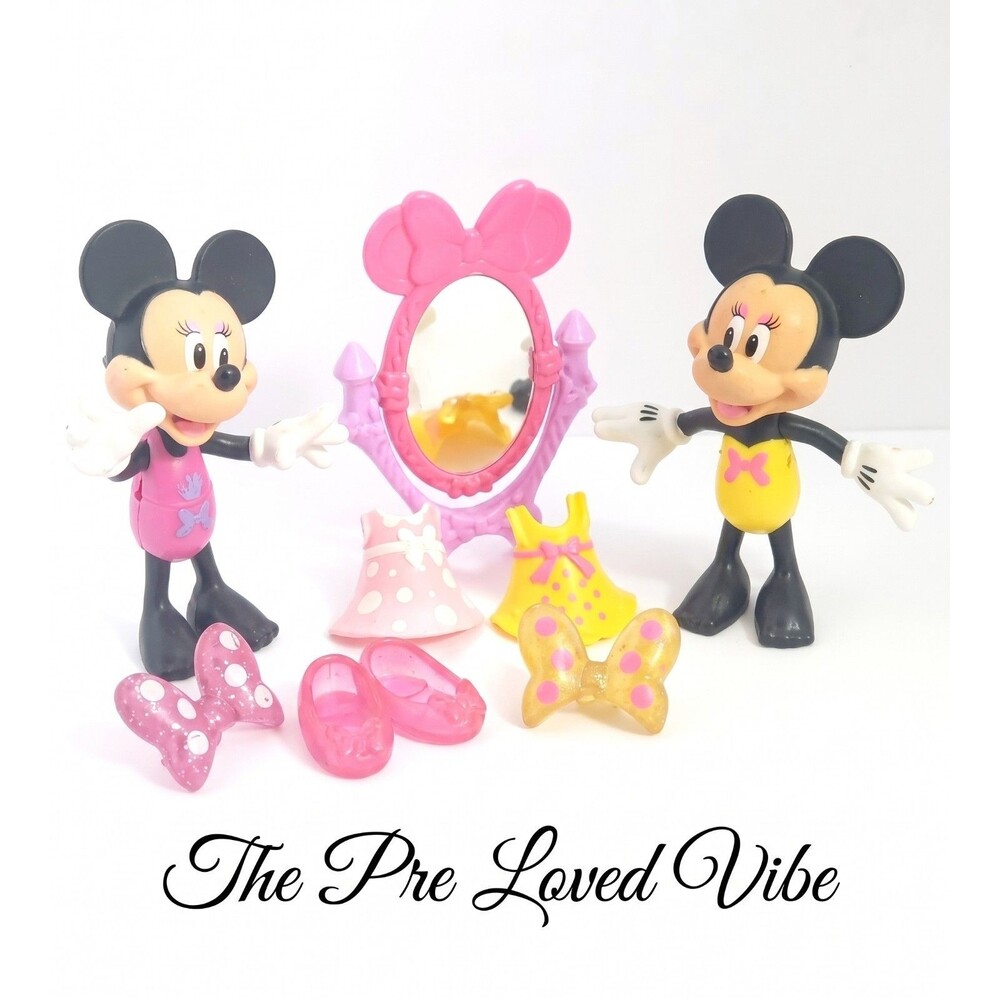 Disney Minnie Mouse Dress Up Snap N Style Lot